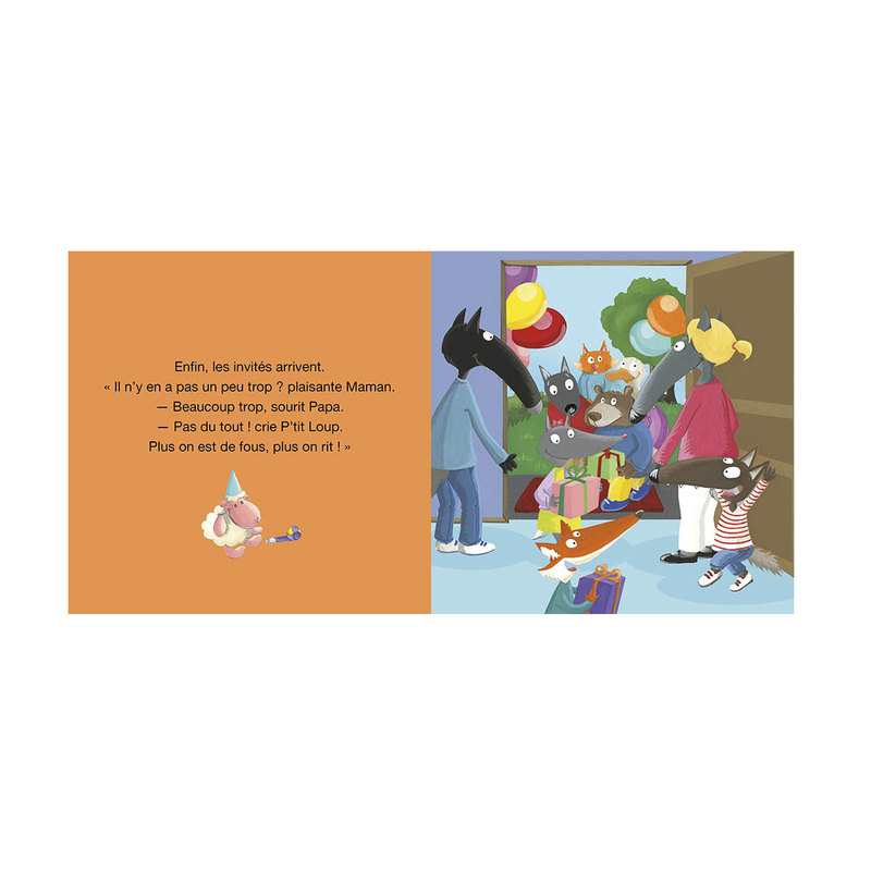 Livre P'tit loup fête son anniversaire - Auzou