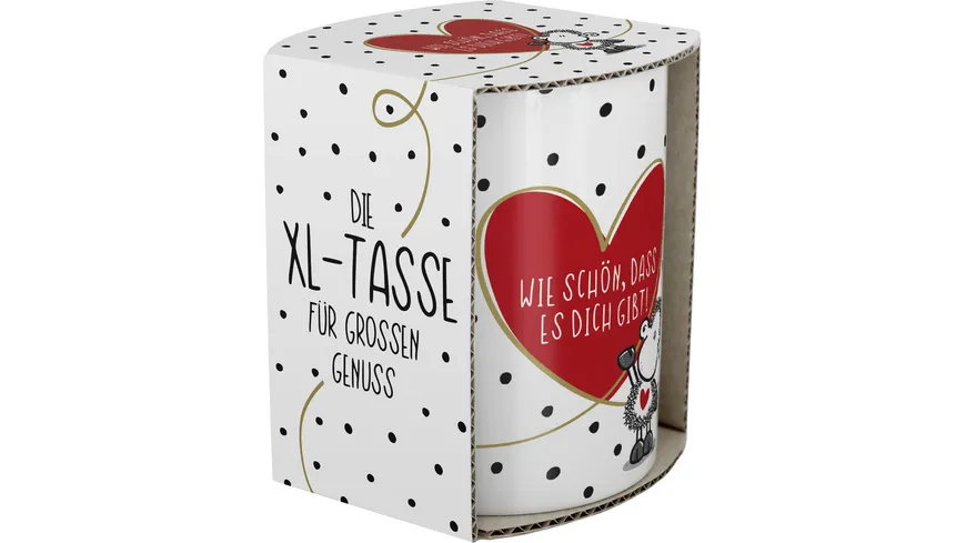 sheepworld XL-Tasse »Wie schön, dass es Dich gibt!«