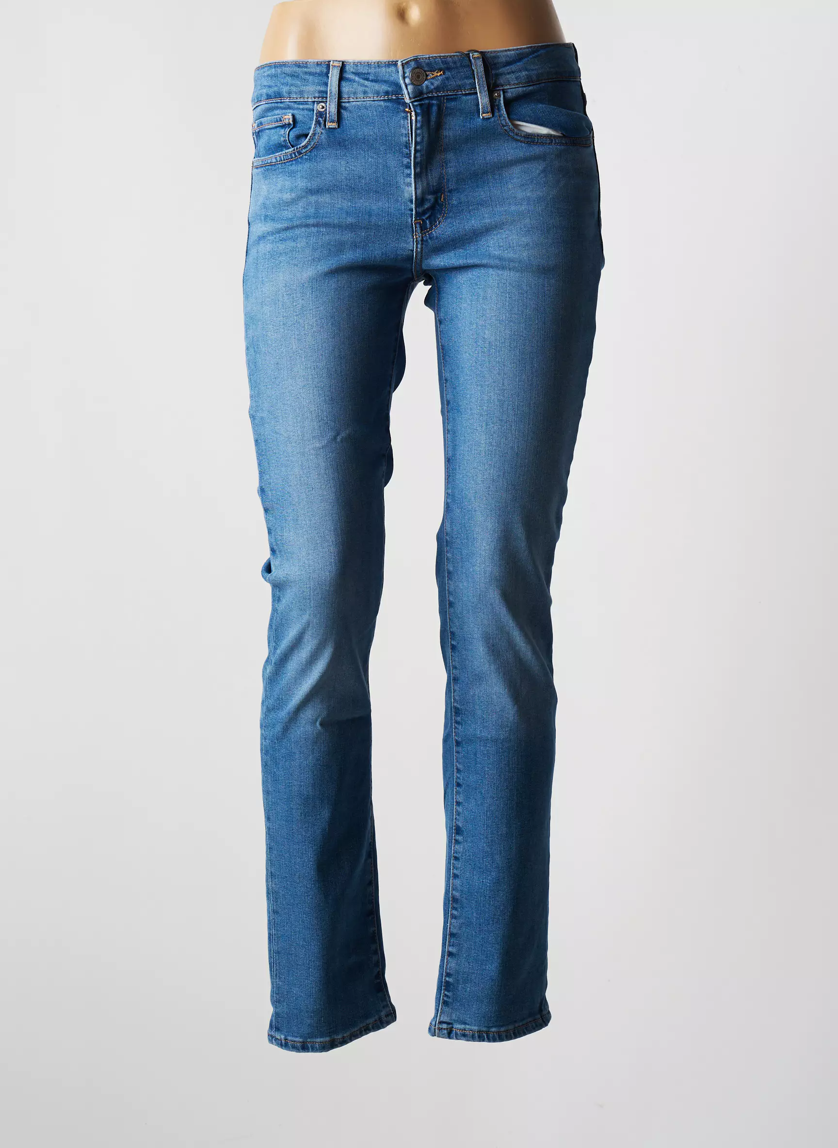 Levis Jeans Coupe Slim Femme couleur bleu
