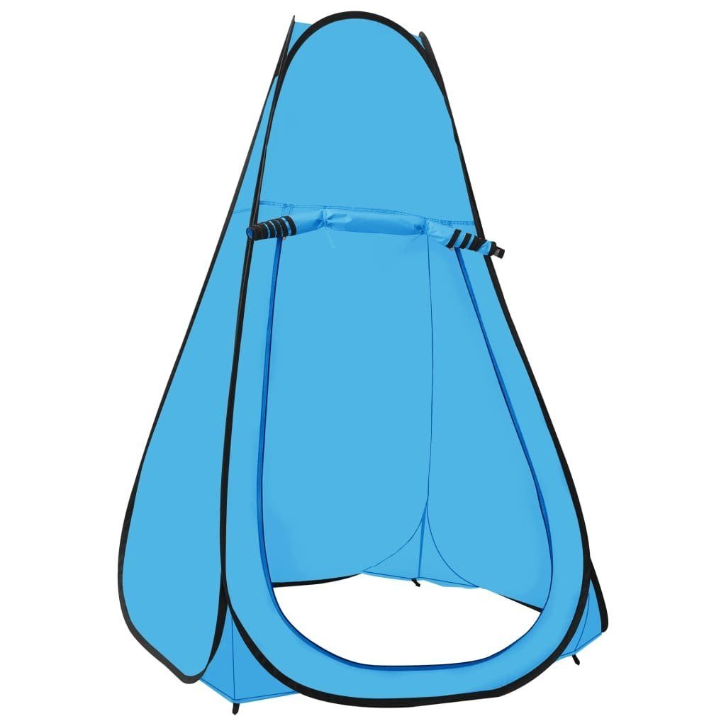 vidaXL Solardusche Pop-Up Duschzelt Blau