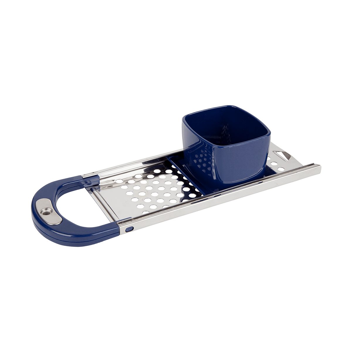 EUROHOME Spätzlehobel Edelstahl Spätzlereibe ohne Nase für Knöpfle mit Kunststoffgriff, Edelstahl, (Spätzlehobel 33 x 11 x 6,3 cm), Spätzlepresse runde Löcher - Reibe mit Trichter