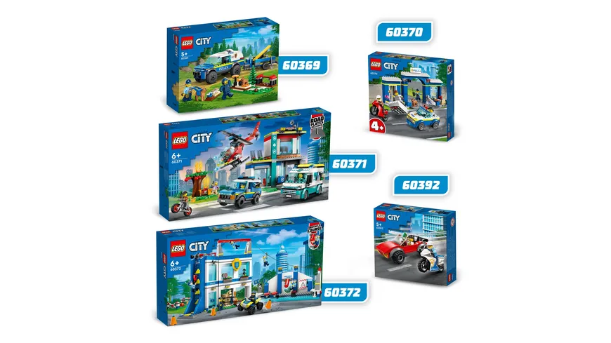 LEGO City 60369 Mobiles Polizeihunde-Training