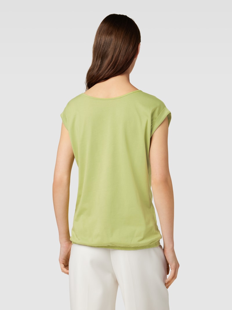 T-Shirt mit Fledermausärmeln in grün