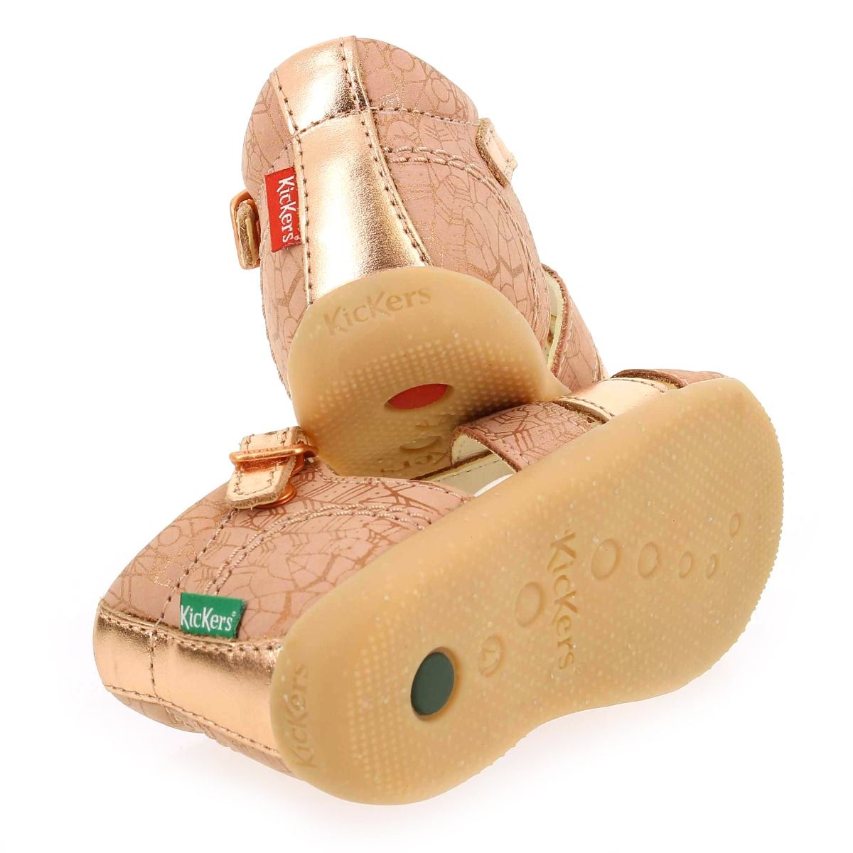 Kickers  BIGFLY-2 ETHNIC - Rose Cuivré