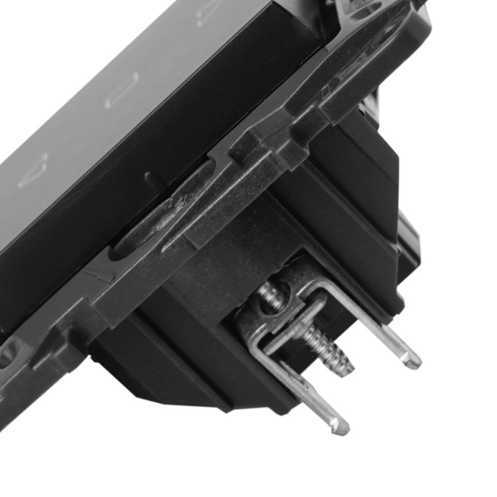 Jalousie Rolladenschalter Jalousieschalter 3-fach 6 AX schwarz Niloe Step, legrand®