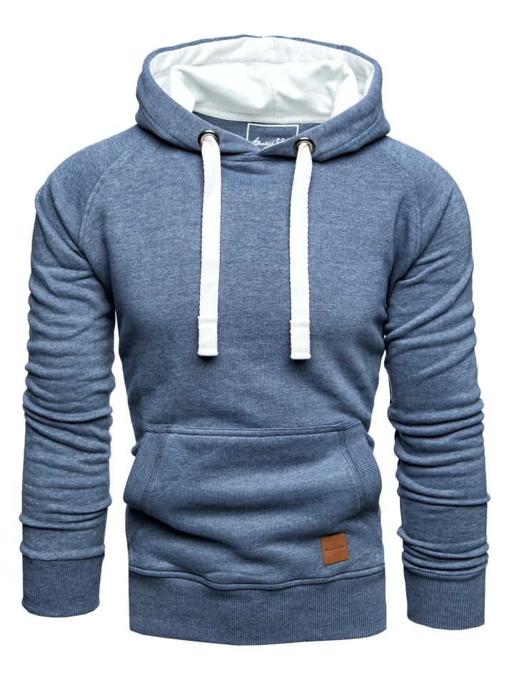 Amaci&Sons Kapuzenpullover LANSING in Blau günstig kaufen