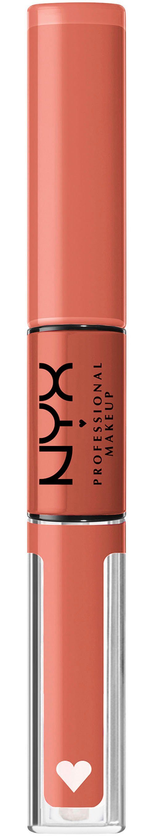 NYX Lippenstift Professional Makeup Shine Loud High Pigment Lip Shine, präziser Auftrag mit geformtem Applikator