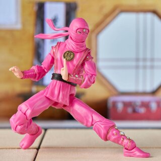 Power Rangers x Cobra Kai Ligtning Collection Actionfigur: Morphed Samantha LaRusso - Pink Mantis Ranger