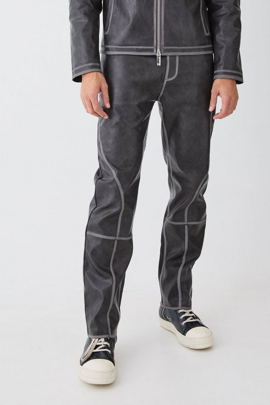 PU-Hose mit geradem Bein