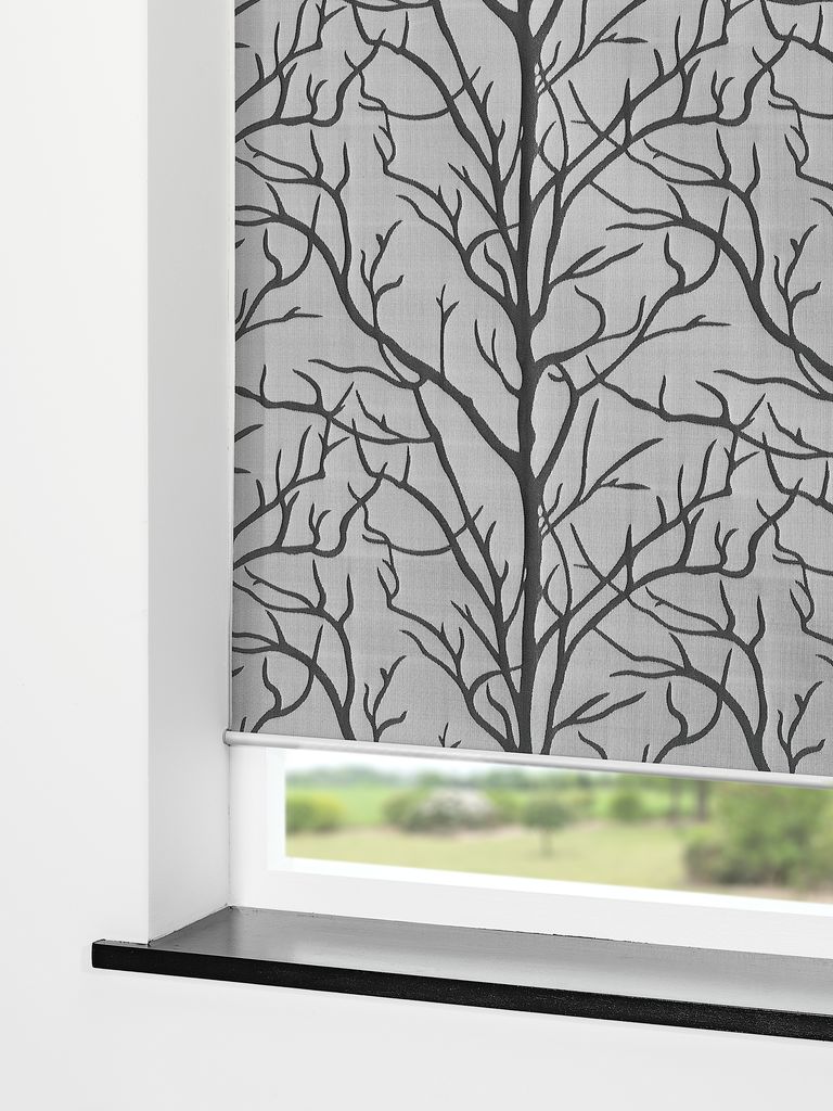 BARKEN Roleta BARKEN 60x170cm szaro-czarna