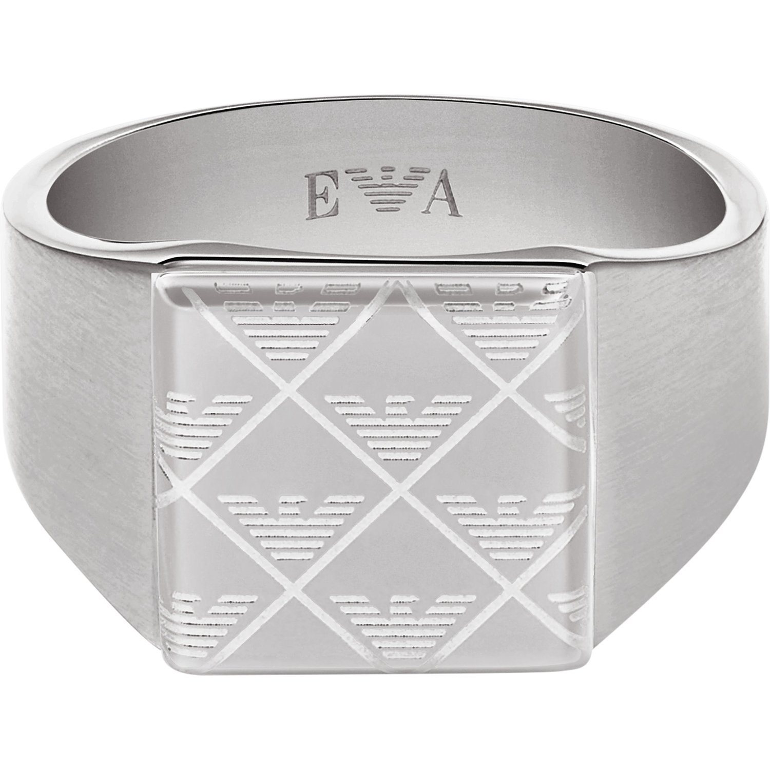Emporio Armani srebrni prstenovi