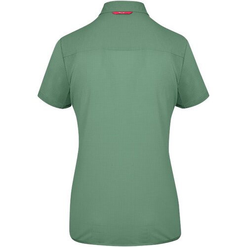 DAMEN HEMD PUEZ MINICHECK2 DRY S/S SRT