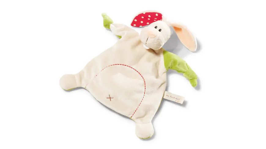 NICI Schmusetuch Hase 25x25cm 39679