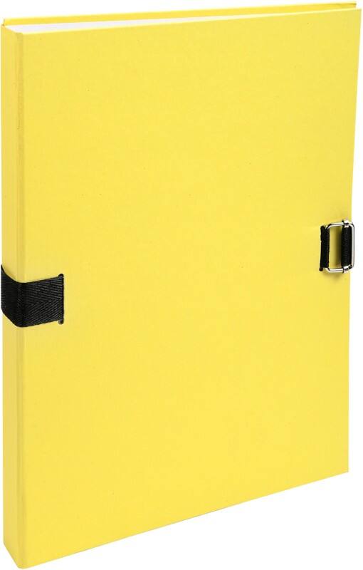 Exacompta Dokumentenmappe 38006H DIN A4 Gelb Vinylbeschichtetes Papier 24 x 32 cm 10 Stück