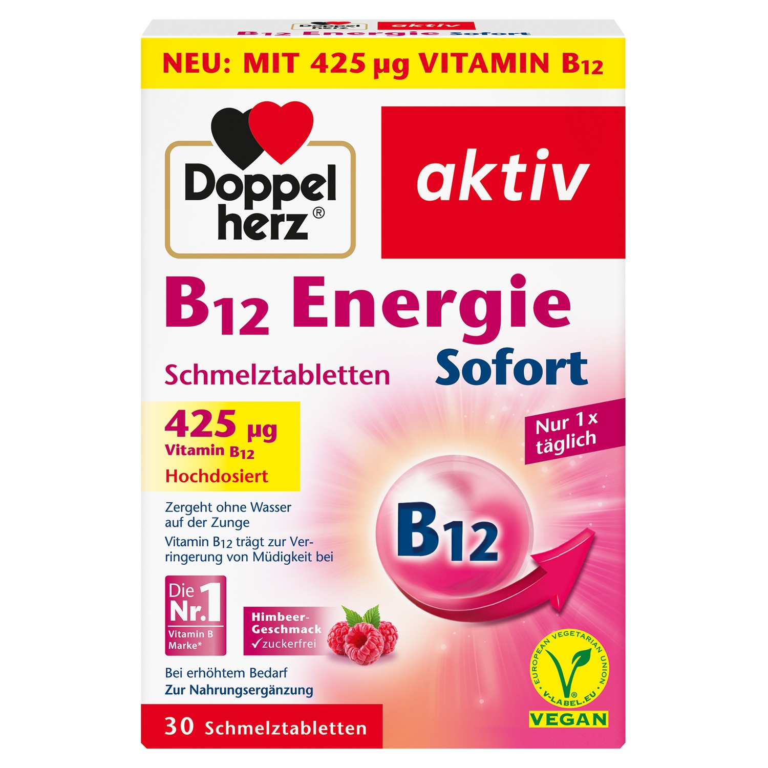 B12 Energie Sofort Schmelztabletten