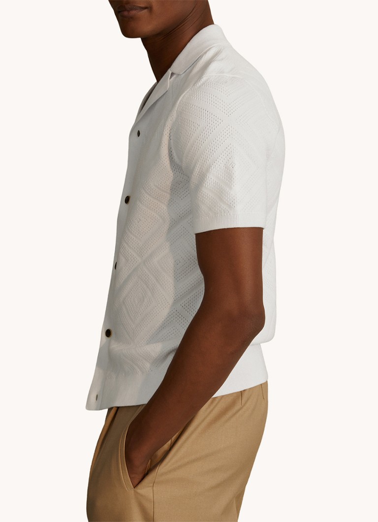 Cămașă texturată Reiss Biarritz Classic Fit