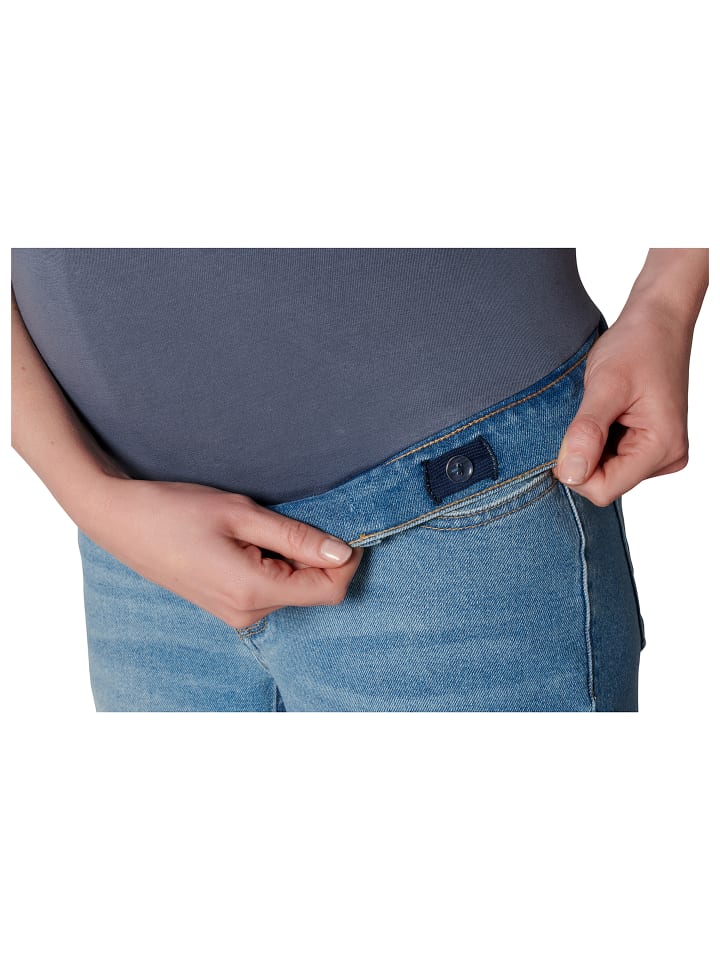 Noppies Straight Umstandsjeans Azua in Vintage Blue günstig kaufen 33