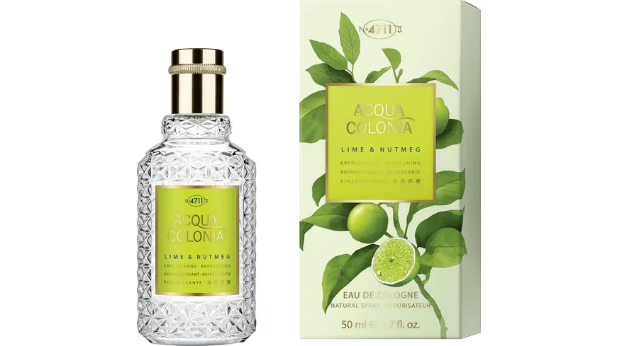4711 ACQUA COLONIA Lime & Nutmeg Eau de Cologne 50 ml