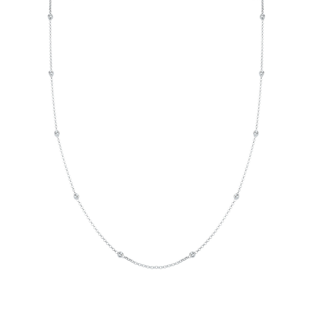 Elli Elli Collier Femmes Solitaire avec Cristal en Argent Sterling 925 collier