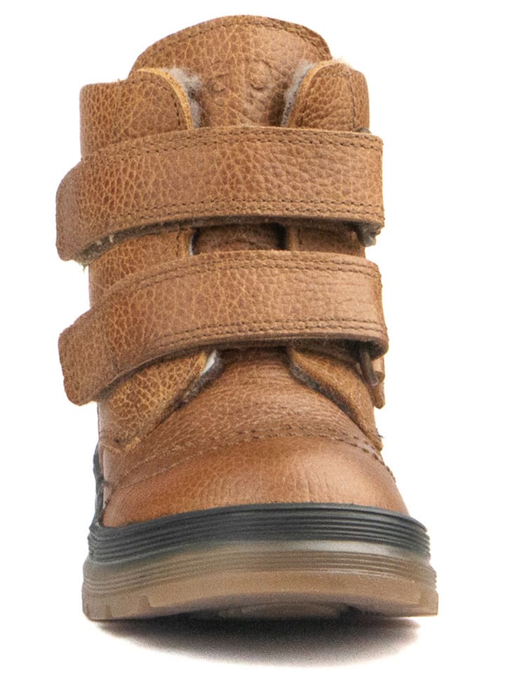 Rap Leder-Winterboots in Hellbraun günstig kaufen