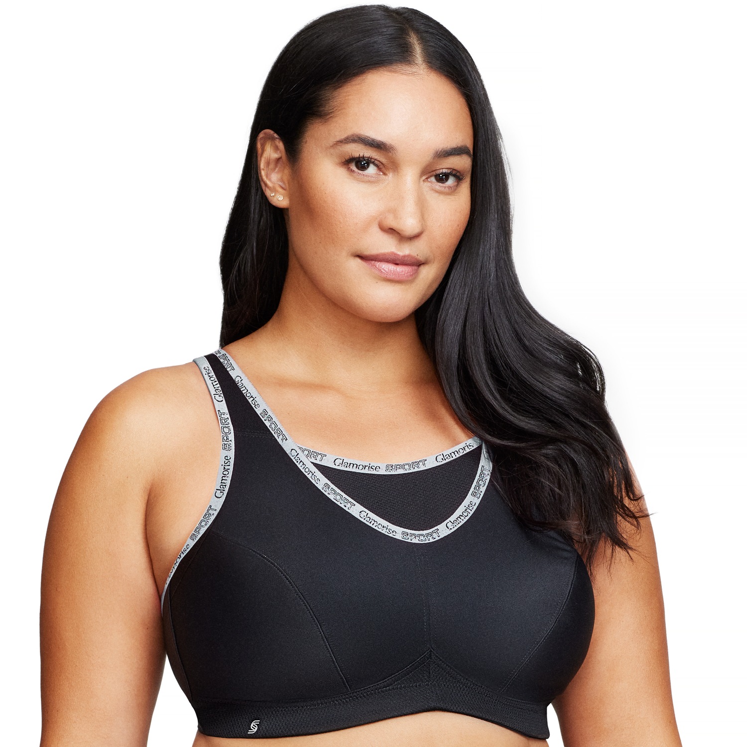 Sport-Bustier mit bestem Halt - Schwarz
