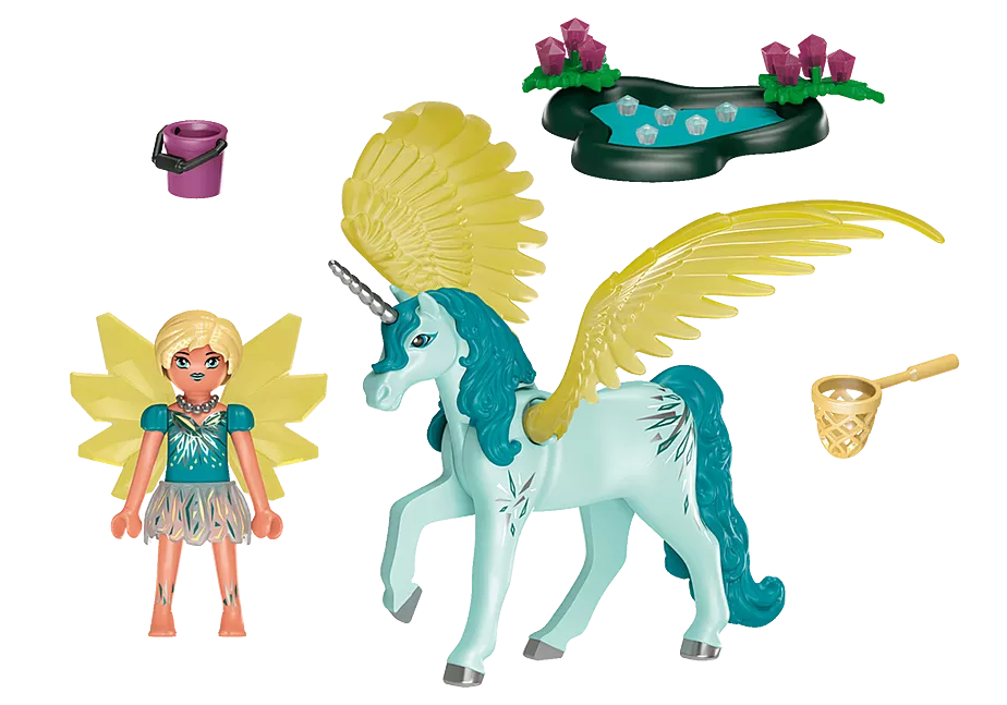 Crystal Fairy mit Einhorn