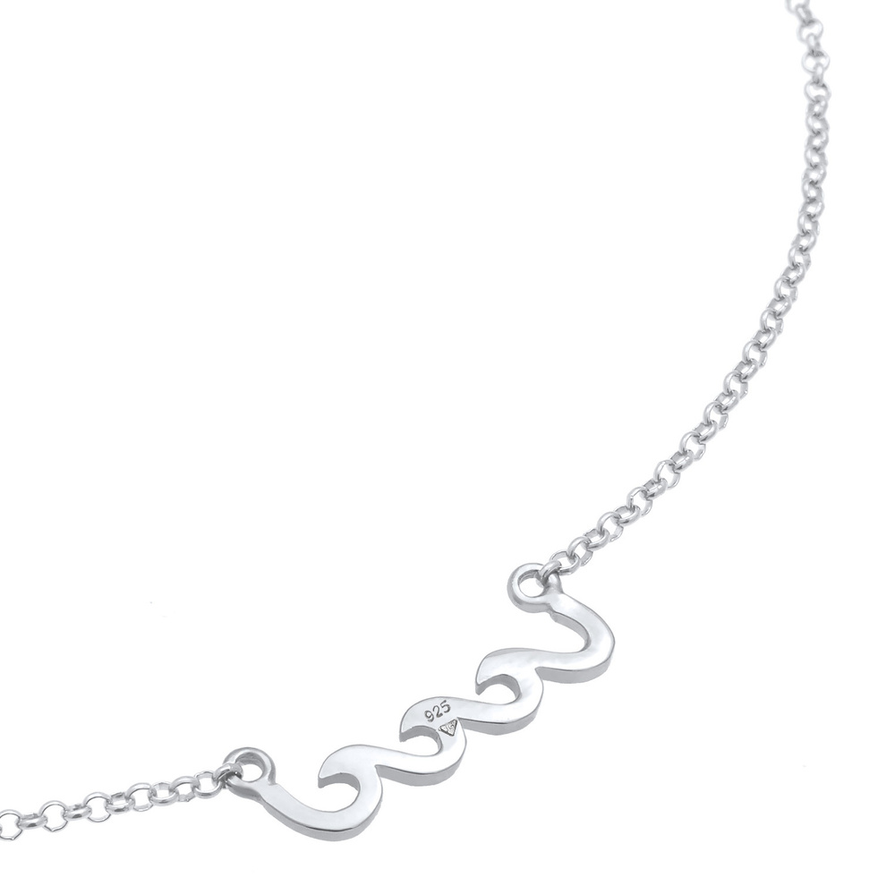 Elli Elli Bracelet de Cheville Bijoux de pieds féminins vagues plage de mer été en 925 Bijoux