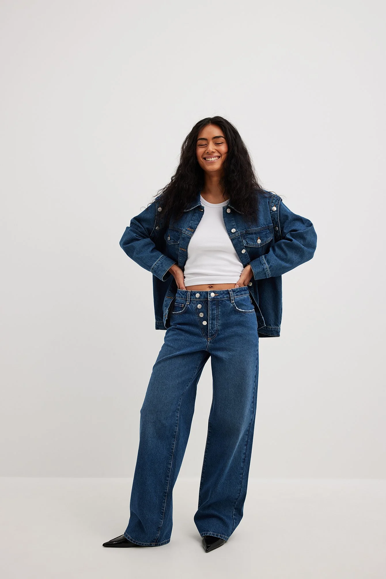 Recycelte Jeansjacke