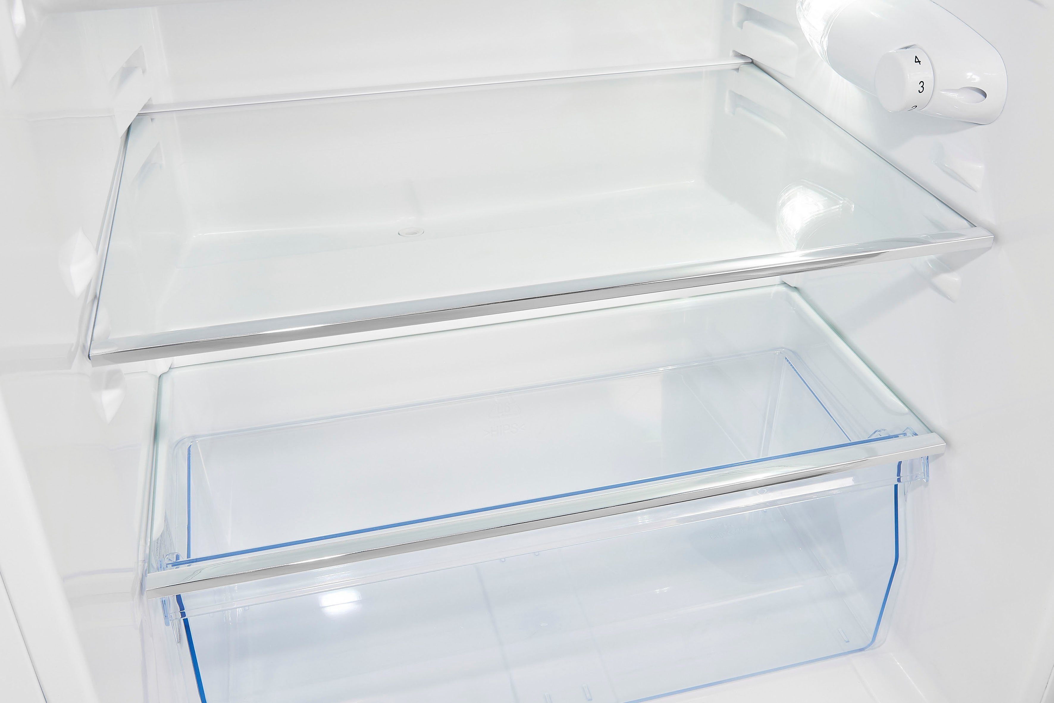 exquisit Kühlschrank KS18-4-H-170E weiss, 85,0 cm hoch, 60,0 cm breit