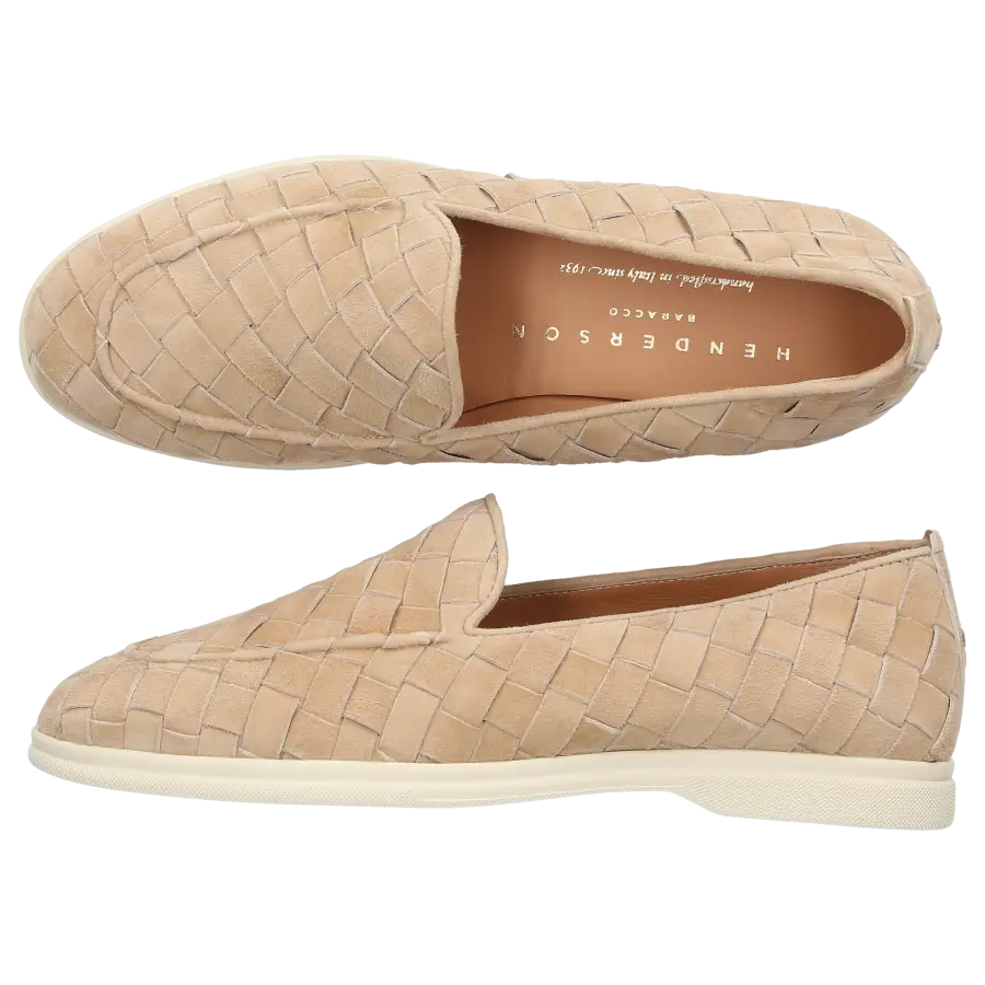 Henderson - Loafer ZAIRA Veloursleder - beige