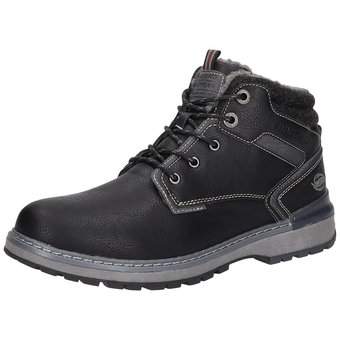Dockers Schnürstiefelette in schwarz