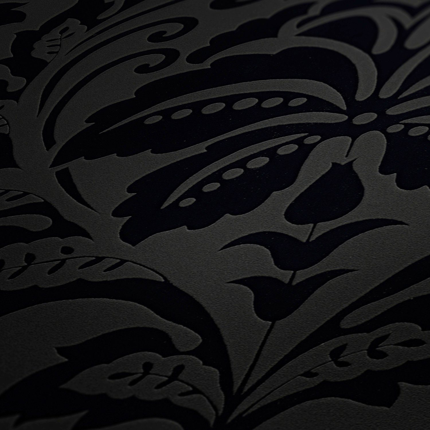 living walls Vliestapete Black & White, Barock, Ornament Tapete Barock