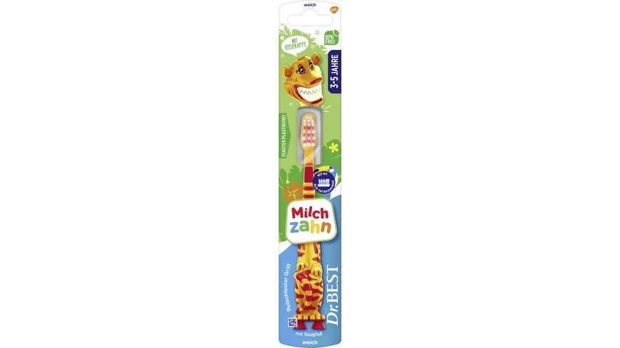 Dr.BEST KIDS Milchzahn Zahnbürste weich