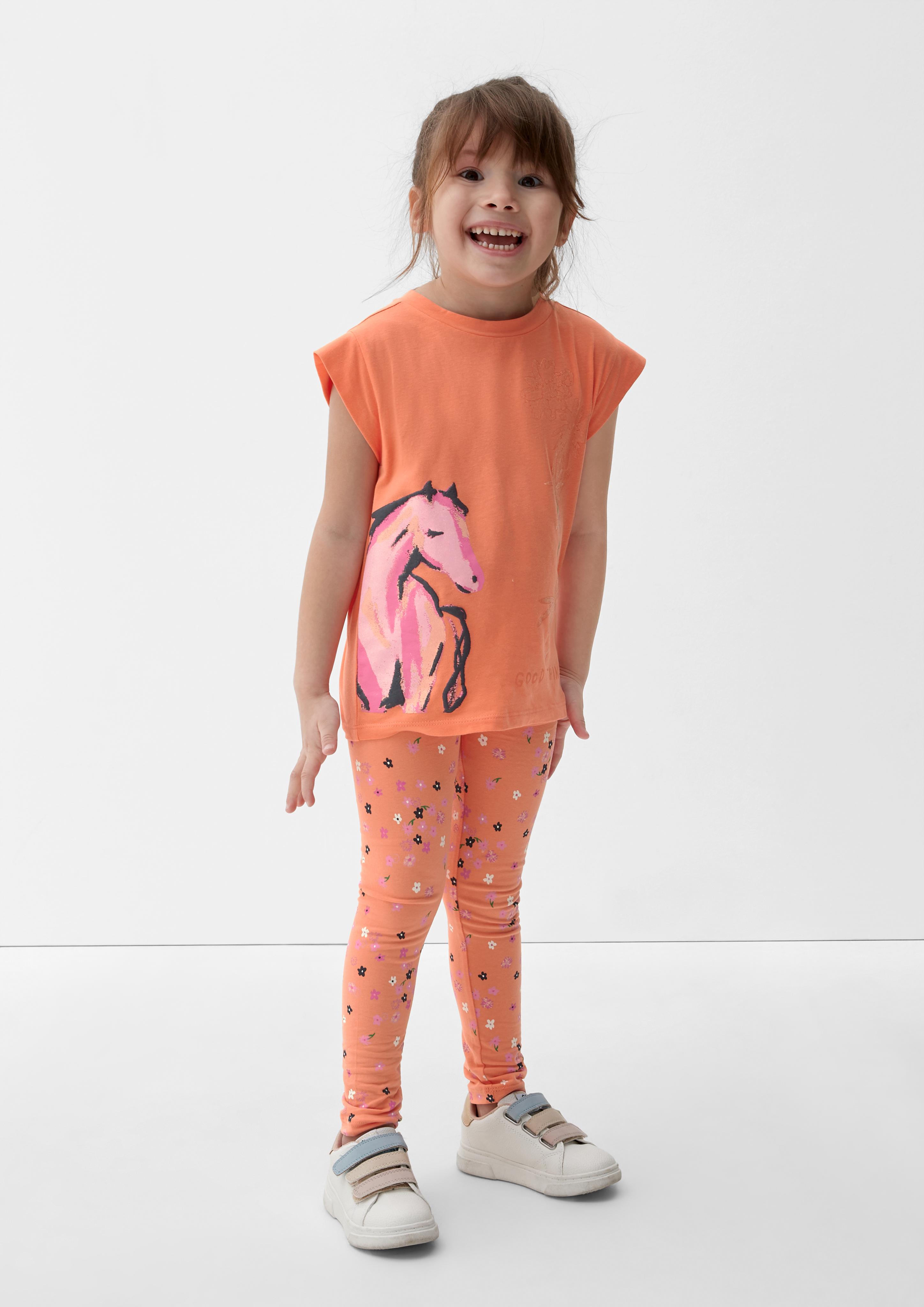 T-Shirt mit Glitzerprint  2127416-2034