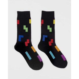 Tetris Socken Tetriminos Pattern