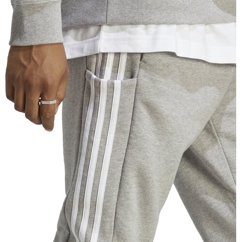 HERREN HOSE ESSENTIALS FRENCH TERRY TAPERED CUFF 3-STREIFEN (NORMAL & LANG)