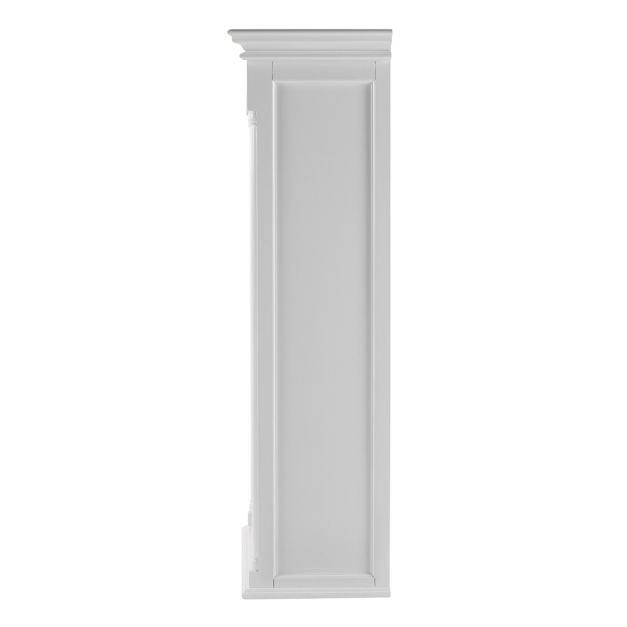 Novasolo Küchenbuffet Provence Verstellbare Regale, Single-Bay Hutch Kabinett