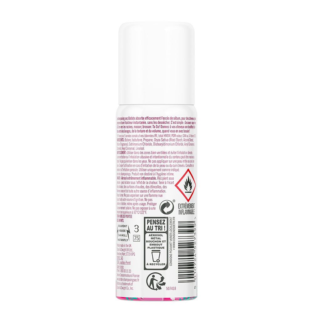 batiste Mini - Shampooing Sec Blush Shampooing sec