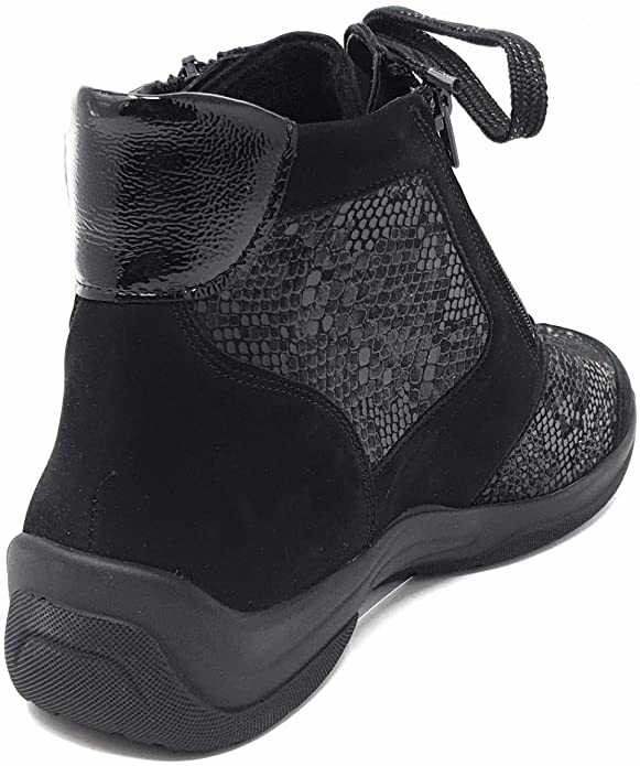 WALDLÄUFER Schnür-Stiefeletten schwarz