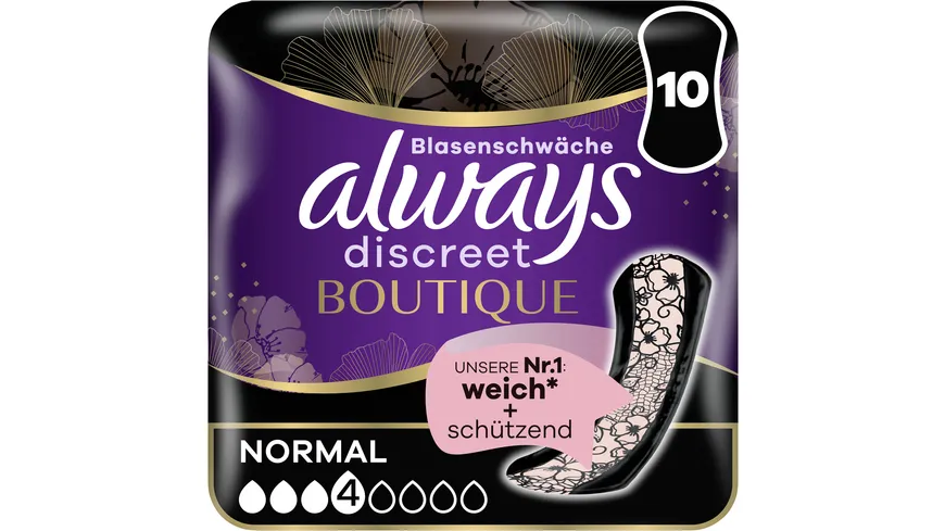 Always Discreet Inkontinenz Boutique Normal 10 ST