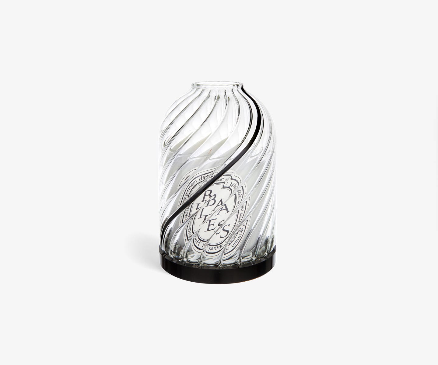 Photophore Torsades - Pour bougie petit modèle
