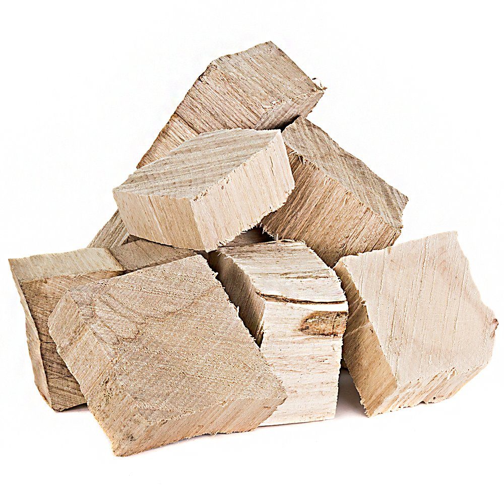 Grillmaster Räucherspäne Räucherklötze 2kg Buche Chunks Räuchern Smoken BBQ Grill Feuer, 2 kg
