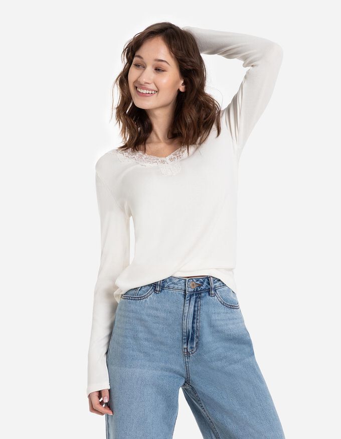 Langarmshirt - LENZING™ ECOVERO™