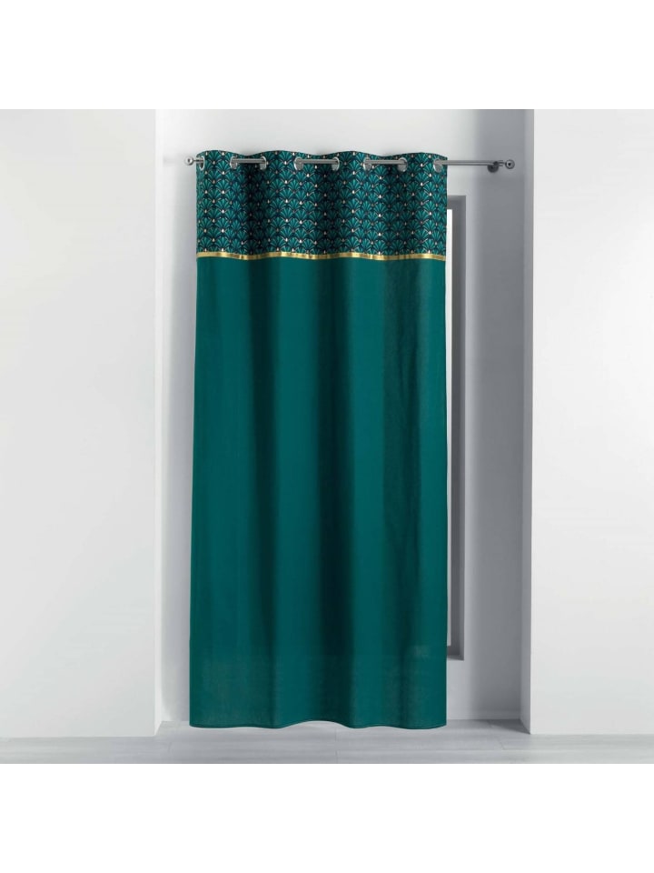 Douceur d’Intérieur Vorhang in meerblau günstig kaufen onesize