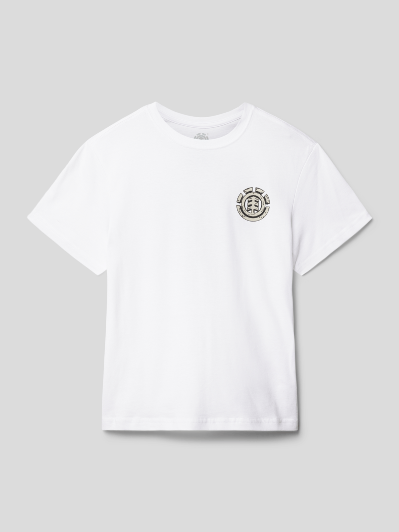 T-Shirt mit Motiv-Print Modell 'ICON ISLAND' in weiß