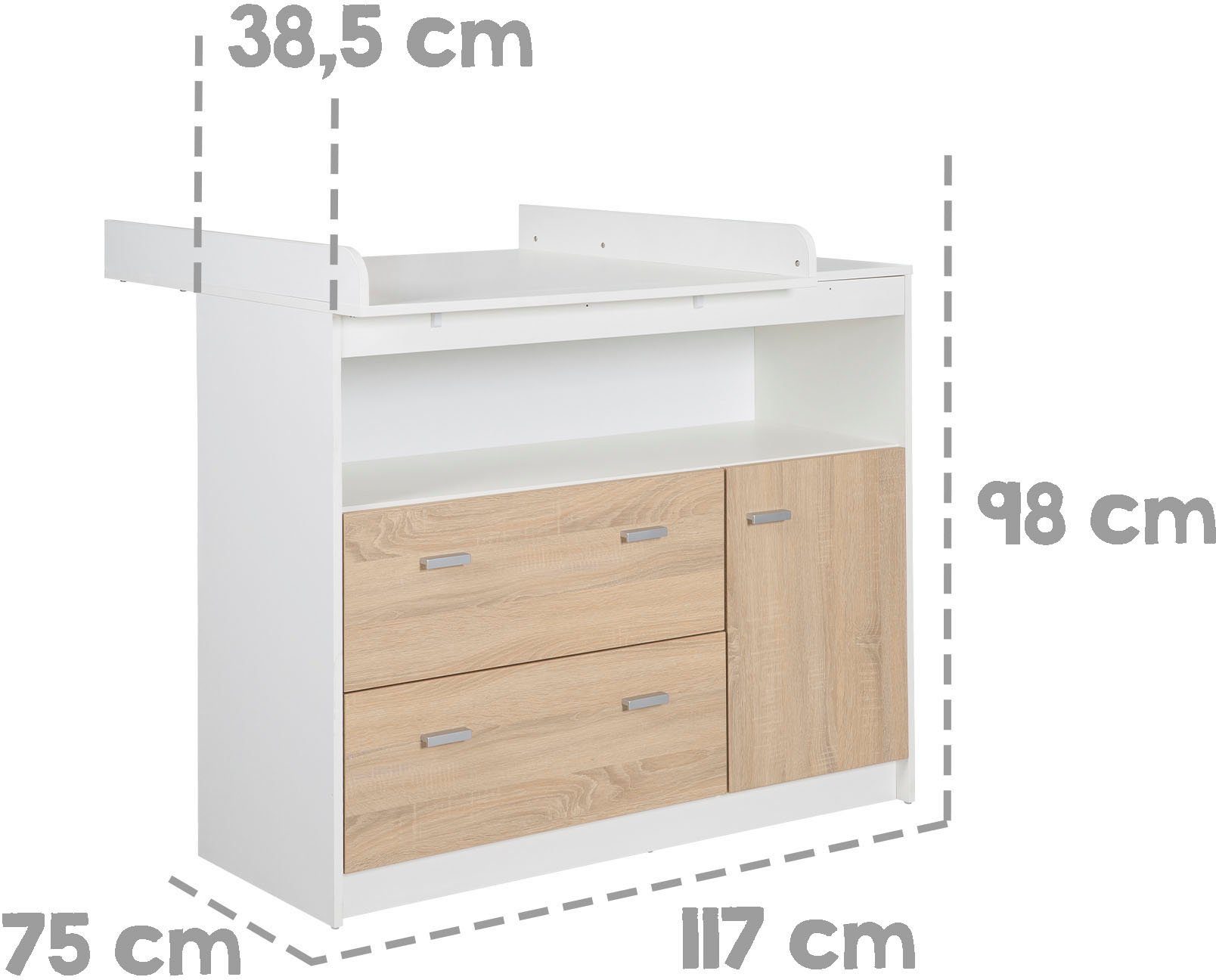 roba® Wickelkommode Gabriella, breit