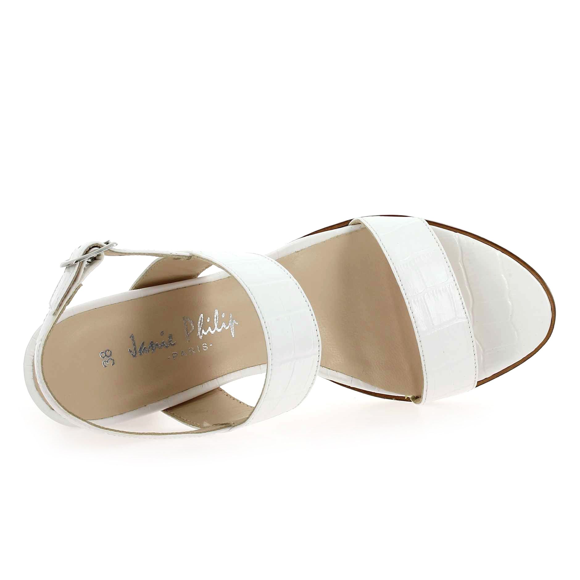 Janie Philip  GALAXIE - Blanc croco