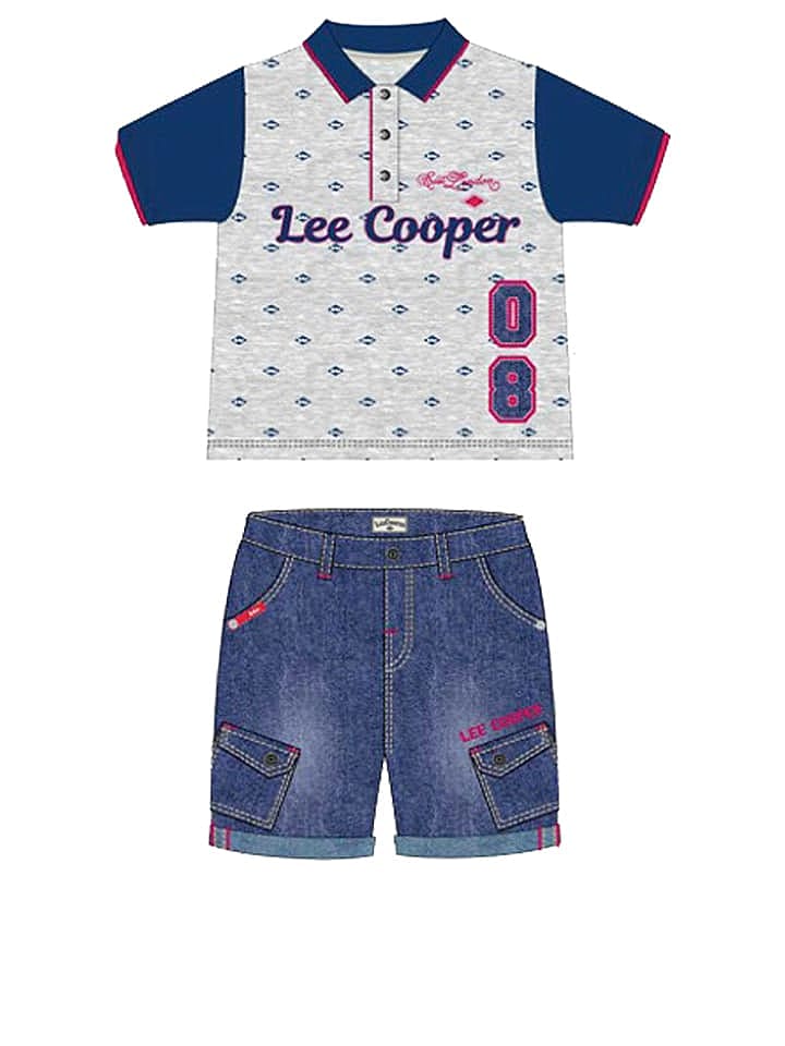 Lee Cooper 2tlg. Outfit in Blau/ Grau günstig kaufen 68