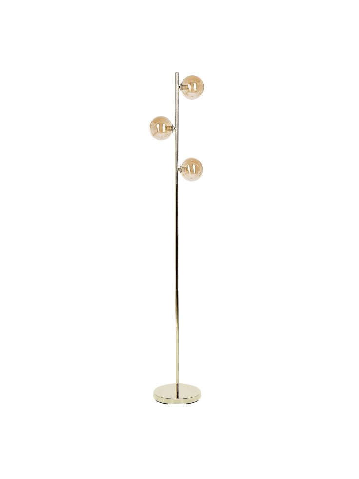 Beliani Stehleuchten RAMIS in Gold - (W) 23 x (H) 154 x (L) 23 cm günstig kaufen onesize