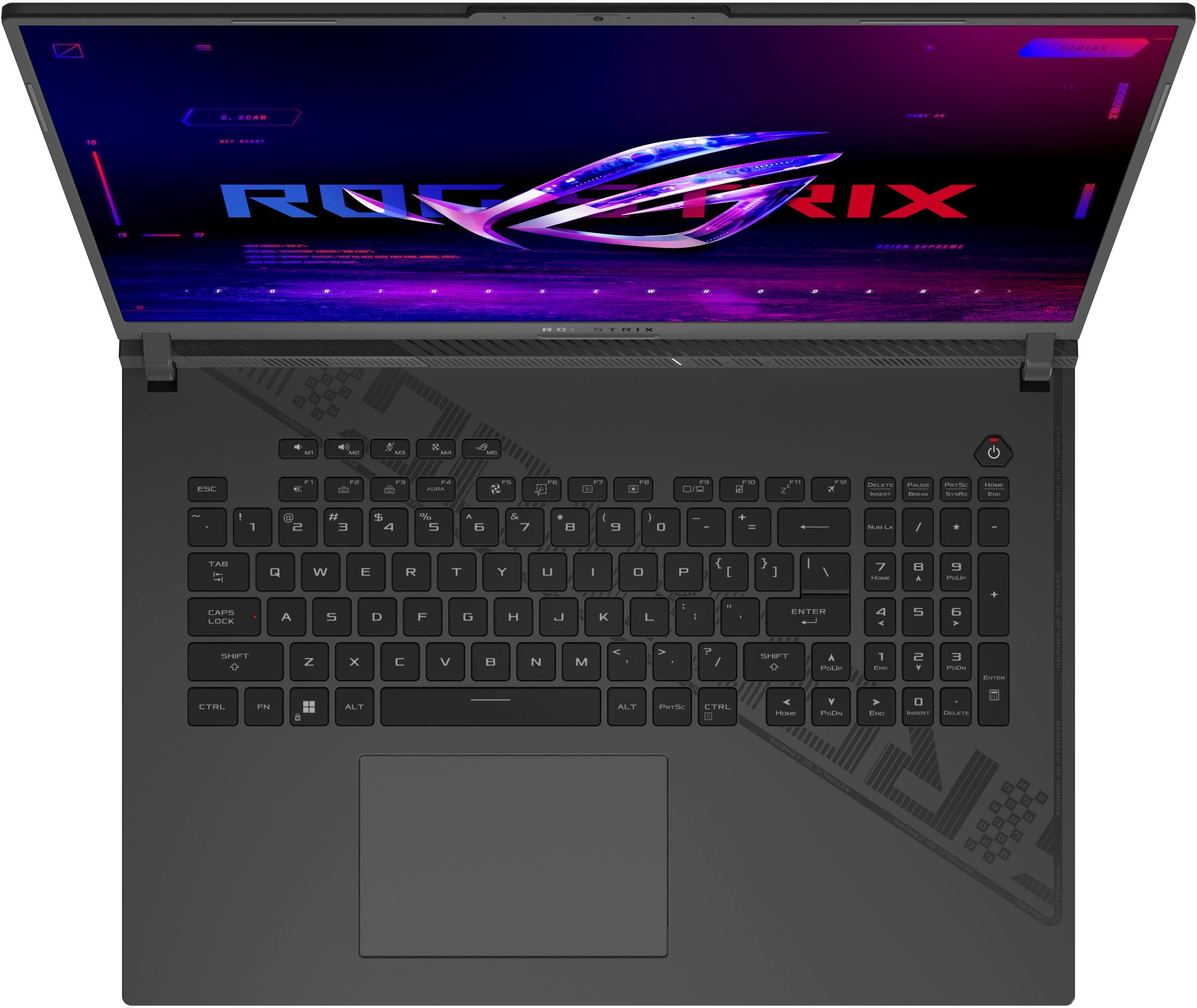 Asus ROG Strix G814JU-N5084W Gaming-Notebook (45,7 cm/18 Zoll, Intel Core i7 13650HX, GeForce RTX 4050, 1000 GB SSD)